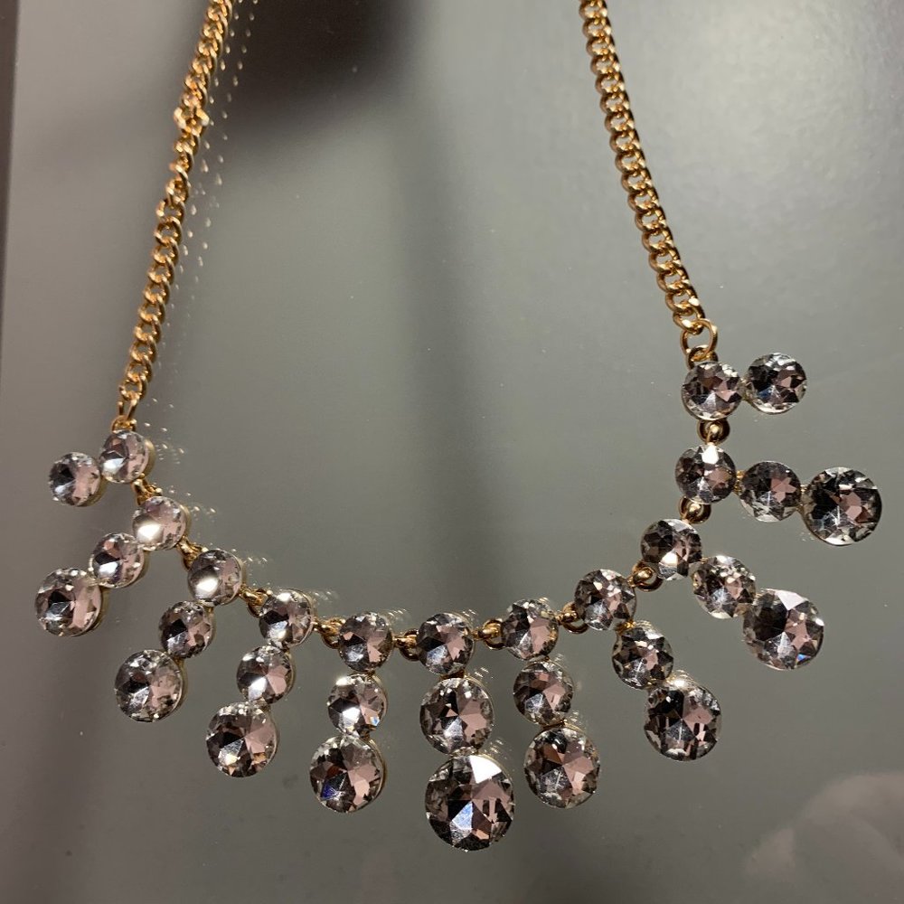 Paparazzi Celebrity Couture Gold Necklace with Adjustable Clasp Closure